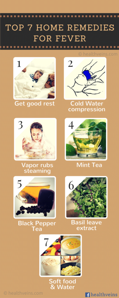 7 fever home remedies