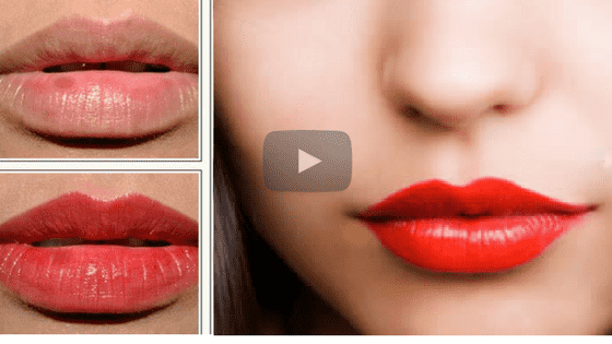 how to make your lips red naturally without lipstick
