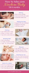 how do you take care of a newborn baby